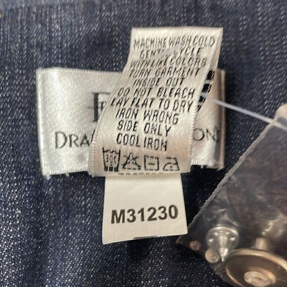 NWT 2 piece Da-Rue for Draper’s & Damon’s Denim pants & jacket Size 14 - Picture 4 of 14
